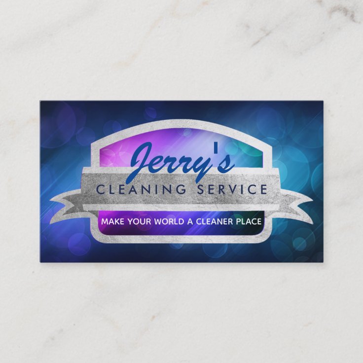 Cleaning Service Slogans Business Cards Zazzle