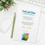 Cleaning Service Supplies Bucket Housekeeping Flyer<br><div class="desc">Cleaning supplies bucket housekeeping service business advertising flyer. Personalize this with your own business information to make it your own!</div>