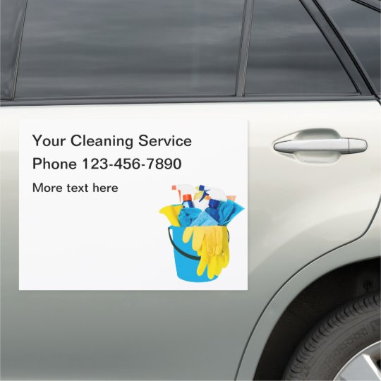 Cleaning Service Template Mobile Advertising Car