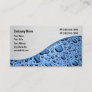 Cleaning Service Water Drops Design Business Card