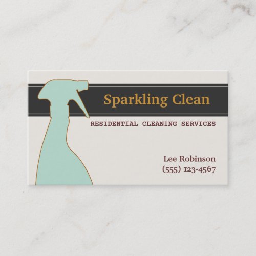 Cleaning Services Business Card