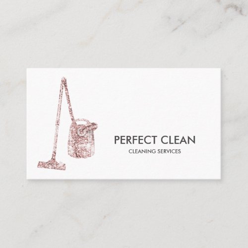 Cleaning Services  Housekeeping Maid Commercial Business Card