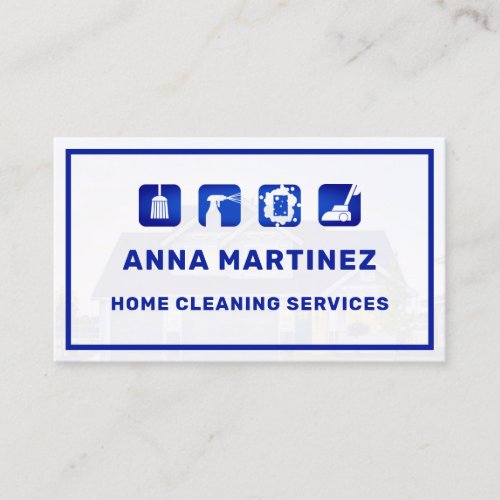 Cleaning services icons professional  business car business card