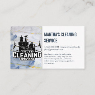 Cleaning Services   Maid Cleaning Tools Business  Card