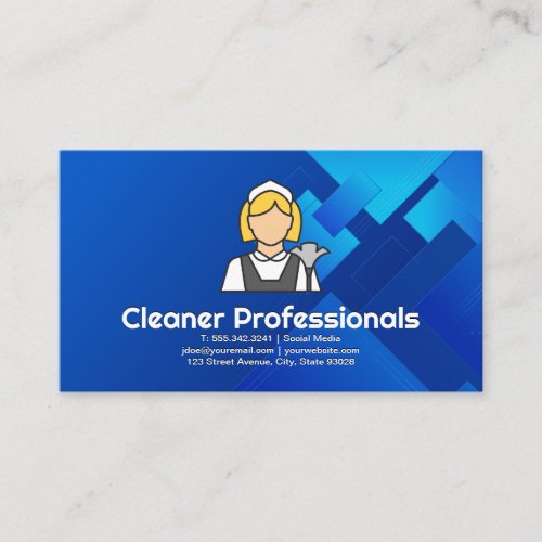 Cleaning Services | Maid | Janitorial Business Card