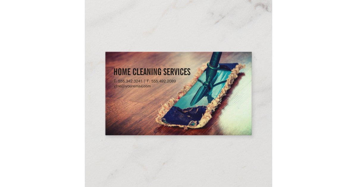 Cleaning Services Maids Business Card Zazzle