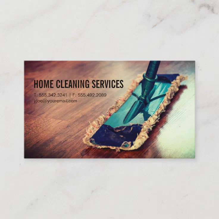 Cleaning Services | Maids Business Card | Zazzle