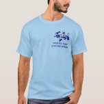 Cleaning Services Modern Custom Logo Light Blue  T-shirt at Zazzle