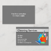 Cleaning Services Modern Simple Design Business Card | Zazzle