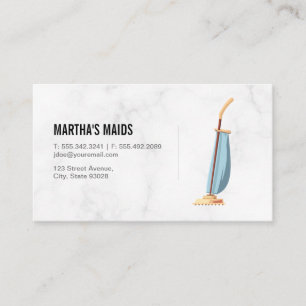 Cleaning Services Vacuum Business Card