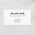 Cleaning Services Watercolor Bubbles Business Card