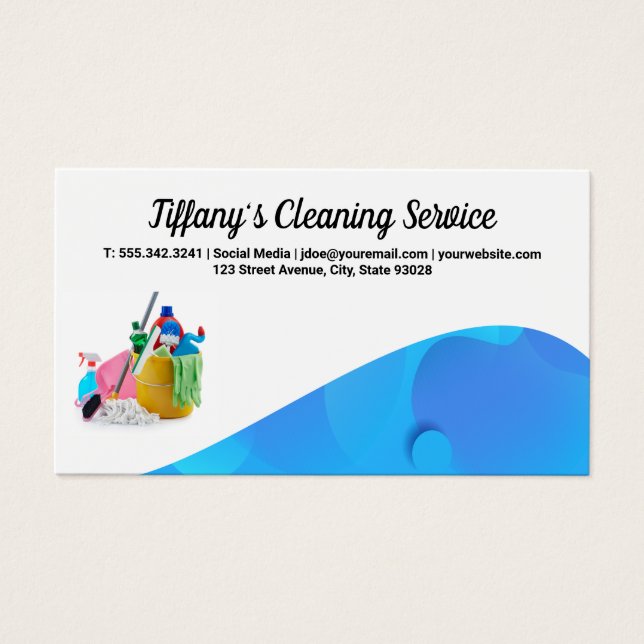 Cleaning Supplies | Blue Wave (Front)