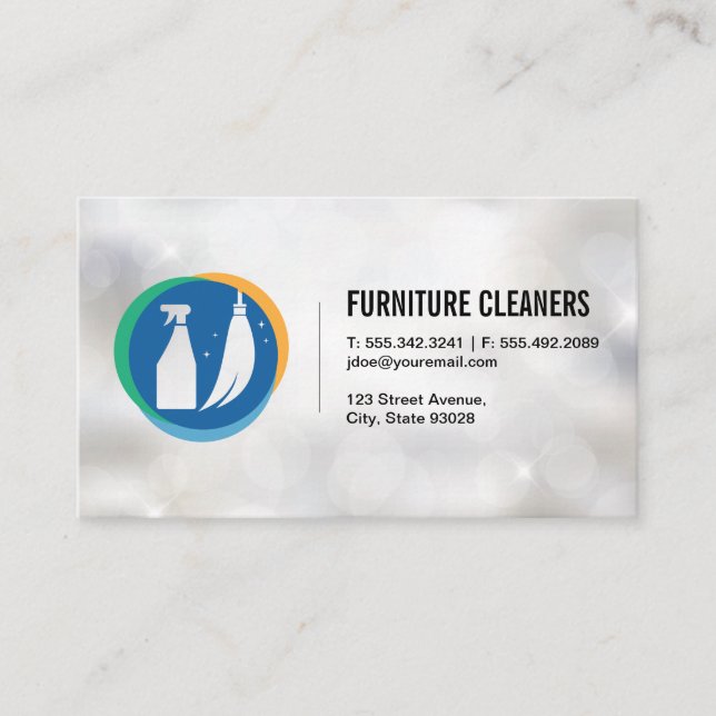 Cleaning Supplies Business Card (Front)