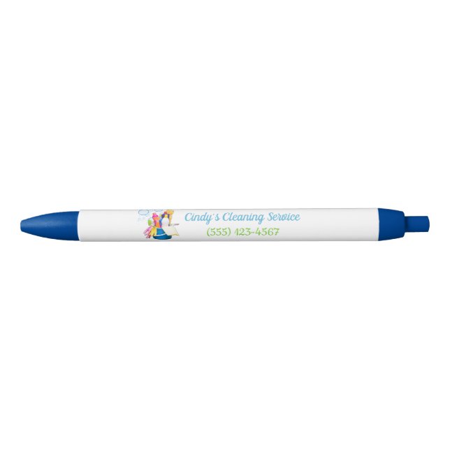 Cleaning Supplies Design House Cleaning Business  Pen (Front)