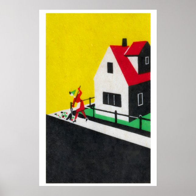 Cleaning the Street - Matchbox Print - Aesthetic (Front)
