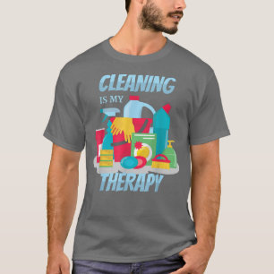 Cleaning Therapy Domestic Help Room Care Ring Clea T-Shirt