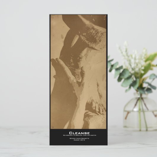 "Cleanse" Value Bookmark (Standing Front)