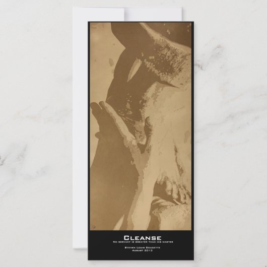 "Cleanse" Value Bookmark (Front)
