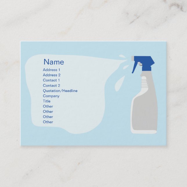 Cleanser - Chubby Business Card (Front)