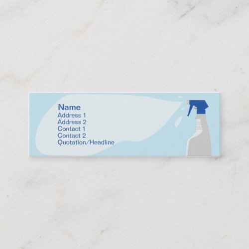 Cleanser - Skinny Business Cards