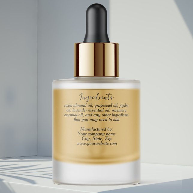 Clear and Black Ingredients Label (Creator Uploaded)