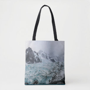 CLEAR BLUE SEA BESIDE MOUNTAIN TOTE BAG