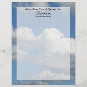 Clear Blue Sky Letterhead