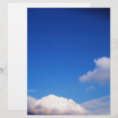 Clear Blue Sky & White Clouds (Front/Back)