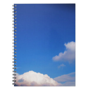 Clear Blue Sky & White Clouds Notebook