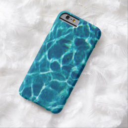 Clear Blue Water Barely There iPhone 6 Case