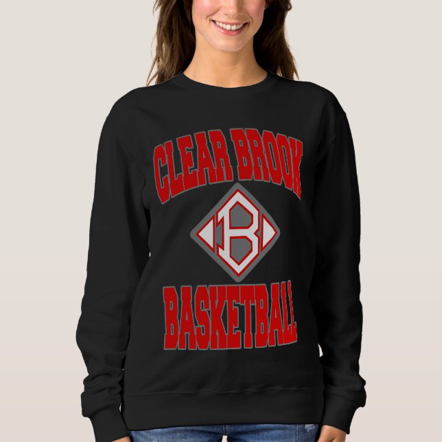 Clear Brook Wolverines Basketball Sweatshirt (Front)