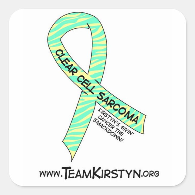 Clear Cell Sarcoma Awareness Stickers (Front)