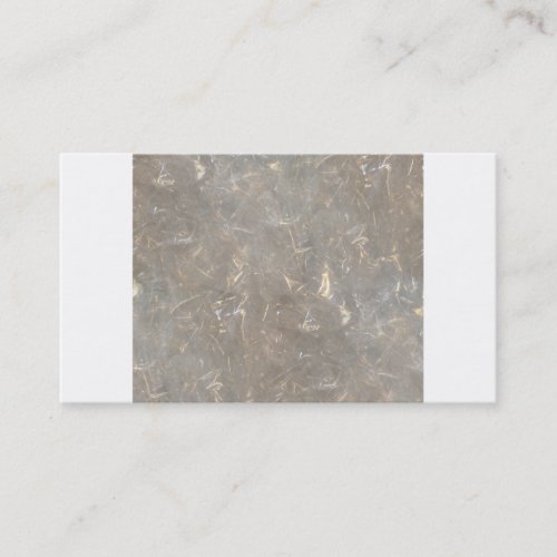 Clear cellophane picture pattern business card