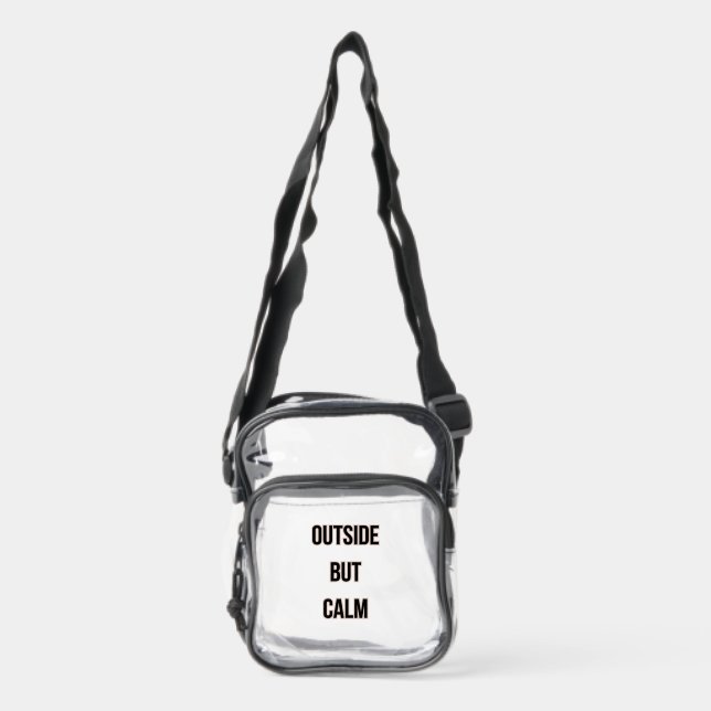 Clear Concert crossbody bag (Front)