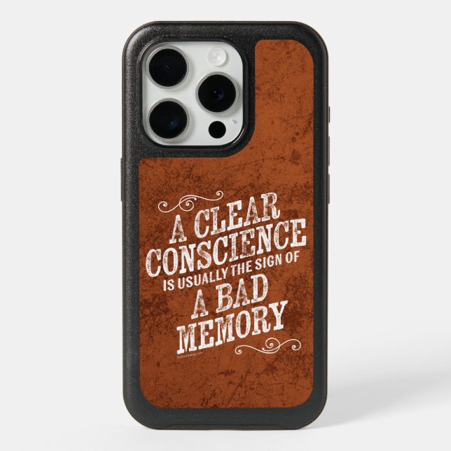 Clear Conscience OtterBox iPhone Case (Back)