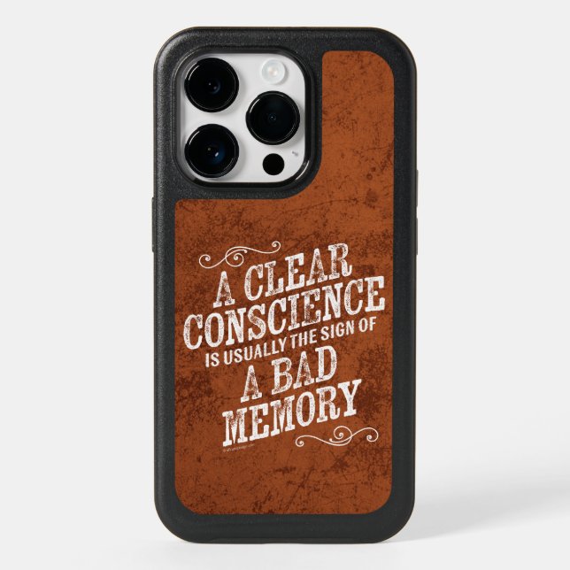 Clear Conscience OtterBox iPhone Case (Back)