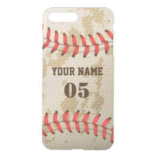 Clear Cool Vintage Baseball iPhone 8 Plus/7 Plus Case