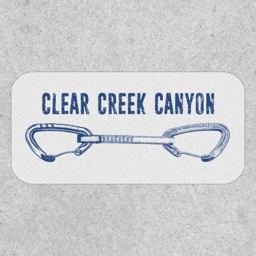 Clear Creek Canyon Colorado Climbing Quickdraw Patch
