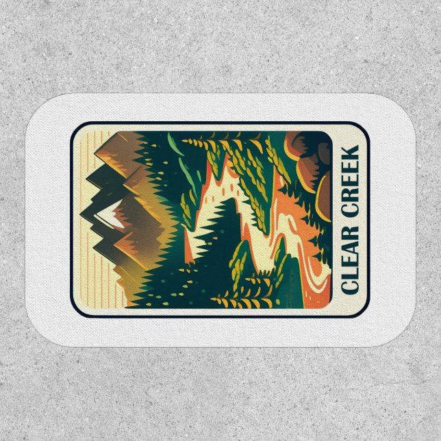 Clear Creek Colorado Colors Patch (Front)