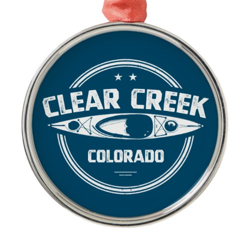Clear Creek, Colorado Metal Ornament