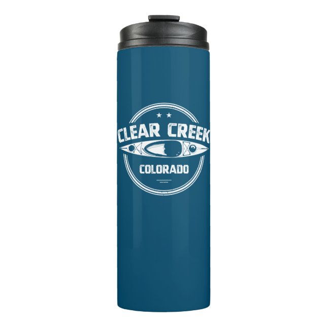 Clear Creek, Colorado Thermal Tumbler (Front)