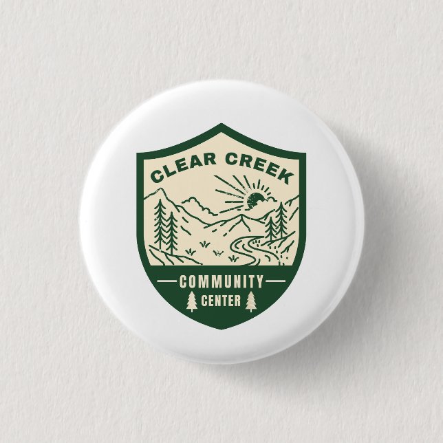 Clear Creek Community Center Collectible Pin (Front)