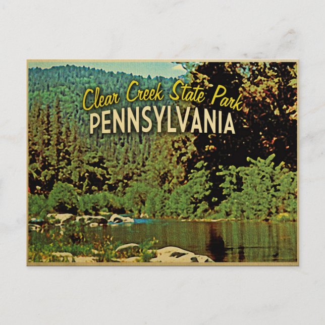 Clear Creek Pennsylvania Postcard (Front)