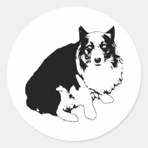 Clear-Cut Corgi Sticker