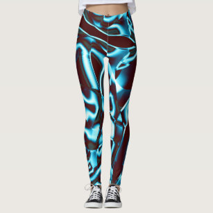 Women's Red Ribbon Leggings