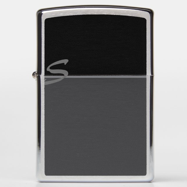 Clear Elegant Simple Zippo Lighter (Front)