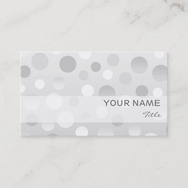 Clear Fizz business card template (Front)