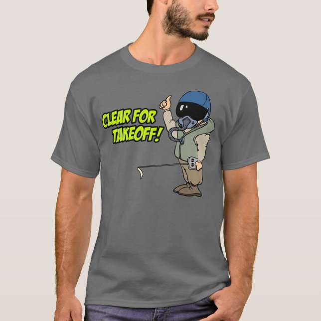 Clear For Takeoff RC Pilot T-shirt (Front)