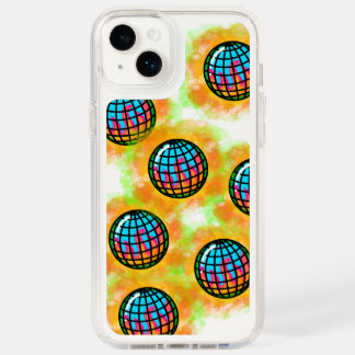 Clear Graffiti Disco Ball Phone Case