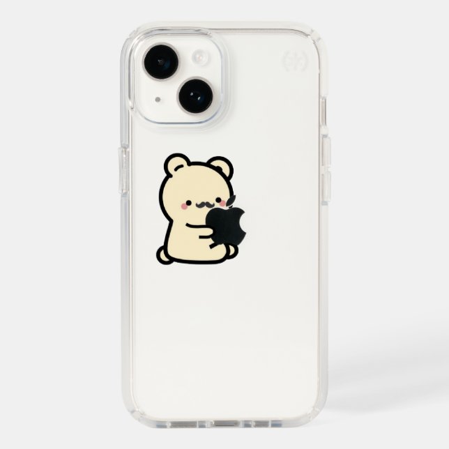 Clear iphone 14 bear case (Front)